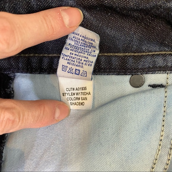 HUDSON JEANS Distressed Signature Flap Pocket Bootcut Jeans Denim Size 26 - Picture 12 of 16